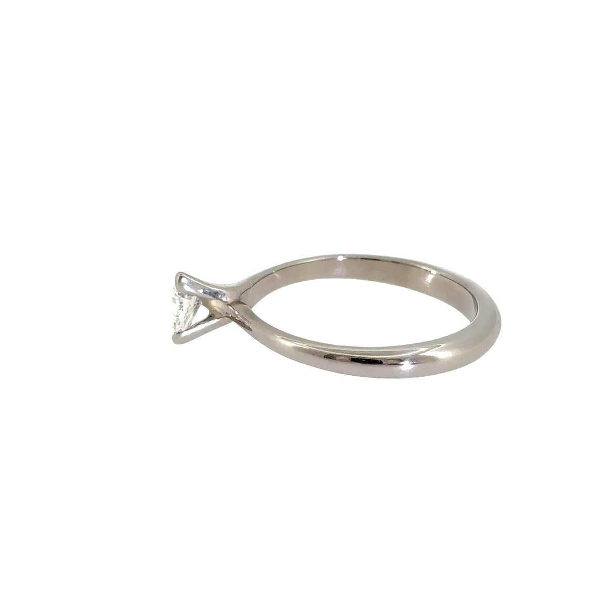 Trillion Cut Diamond Solitaire Ring