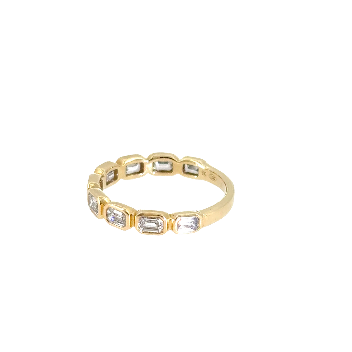 Emerald-Cut Lab Diamond Eternity Ring