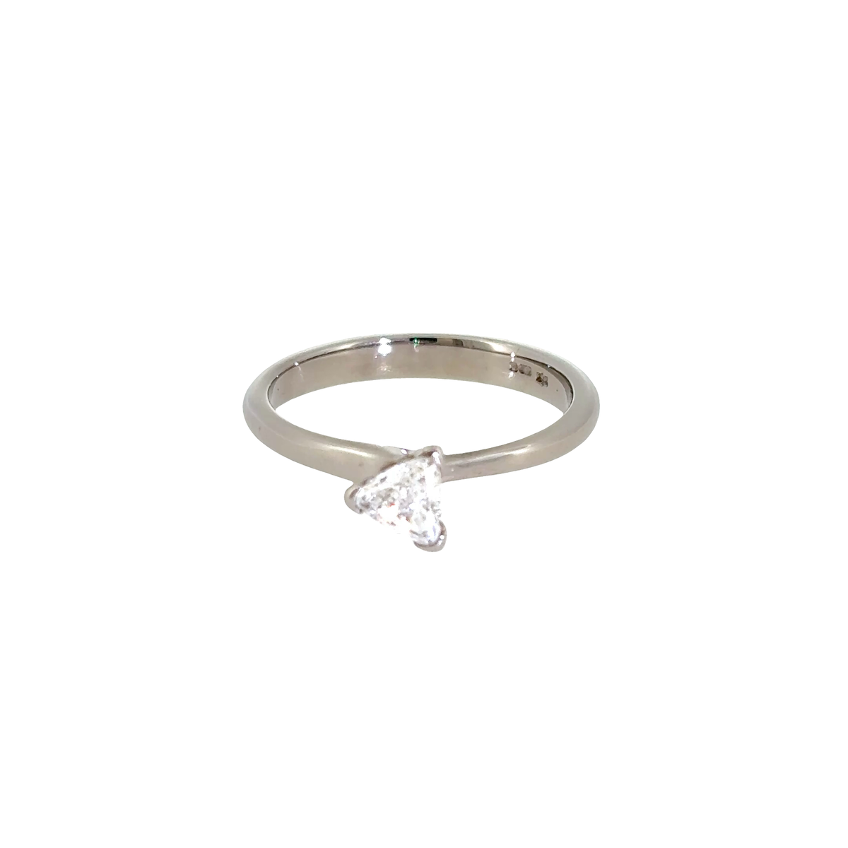 Trillion Cut Diamond Solitaire Ring