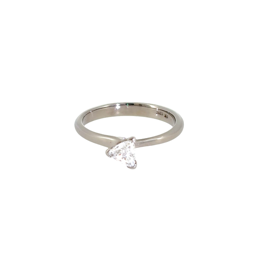 Trillion Cut Diamond Solitaire Ring