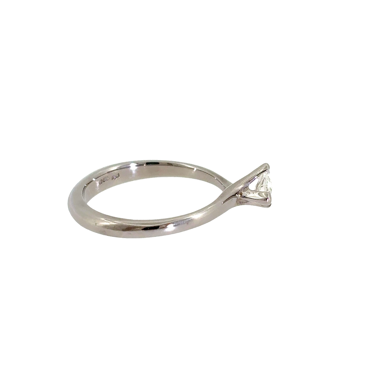Trillion Cut Diamond Solitaire Ring