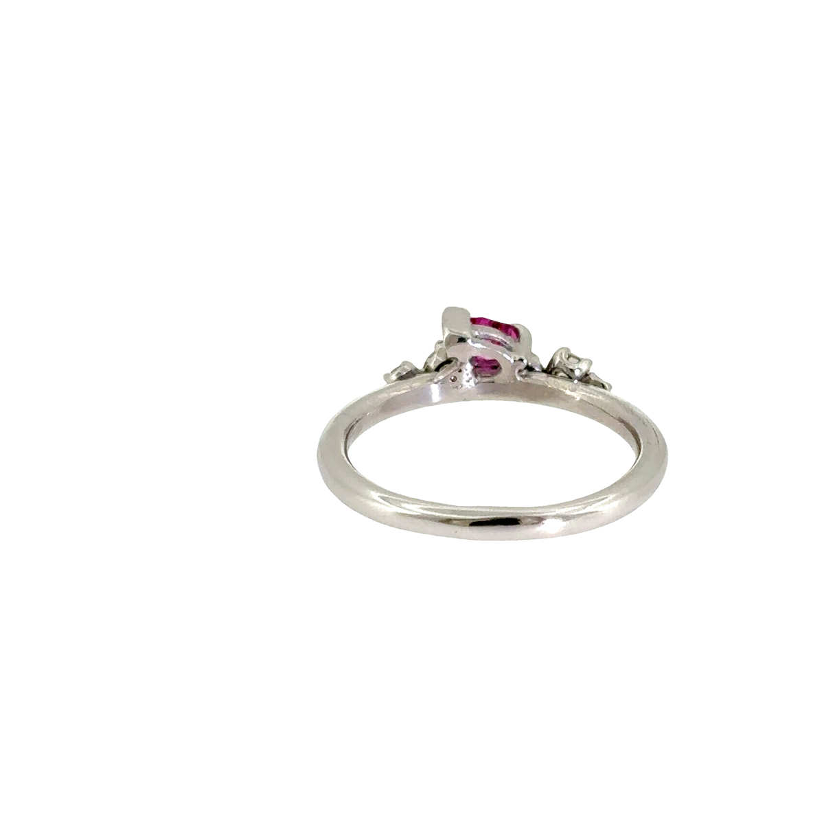 Ruby & Diamond Organic Cluster Ring
