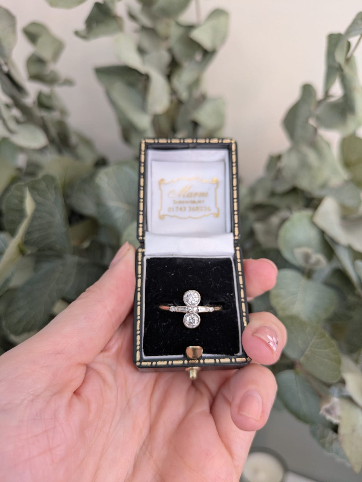 Vintage Art Deco Moi et Toi Diamond Ring