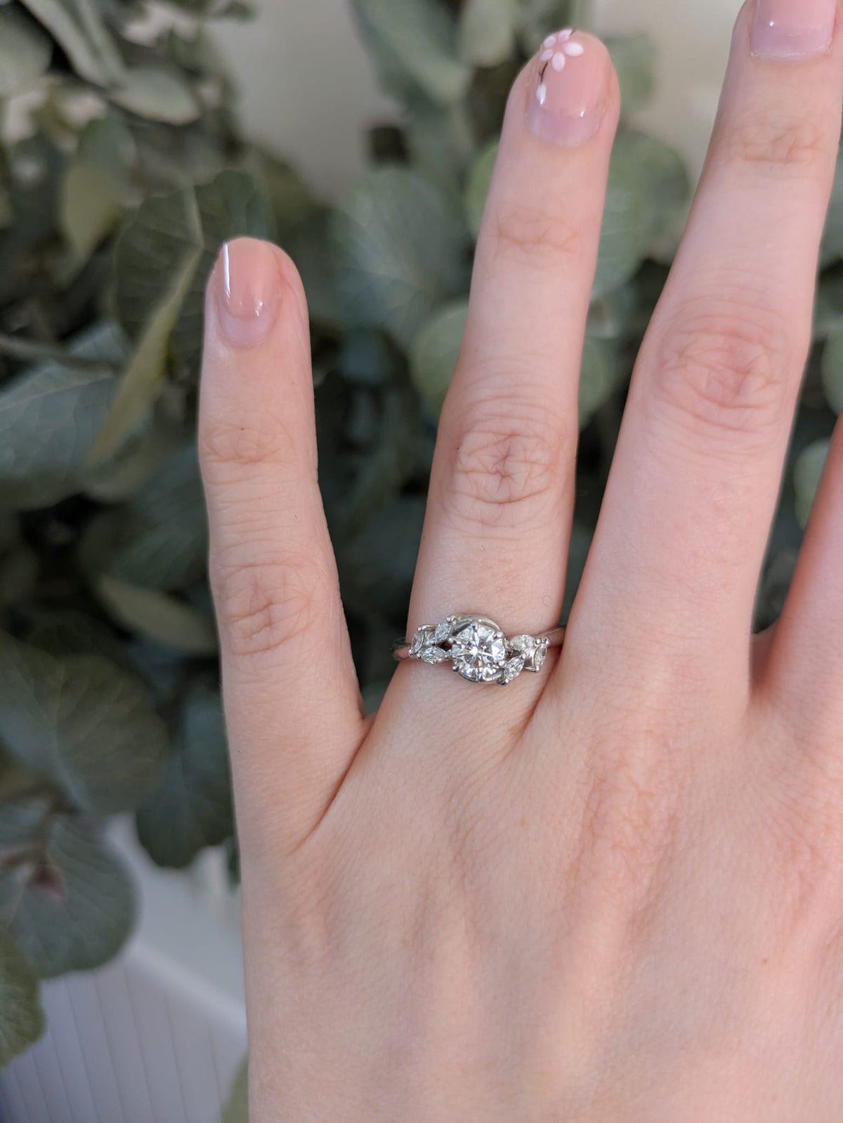 Ivy Platinum Diamond Ring